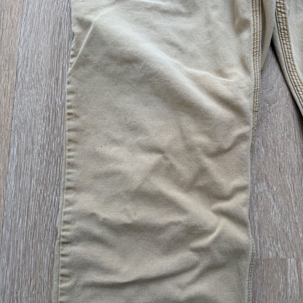 Carhartt 102517-918 Relaxed Fit Canvas Work Pants Mens 34x32 Tan Rugged Utility - Picture 10 of 12